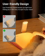 Rechargeable LED Book Light – Portable Clip Reading Lamp for Travel
