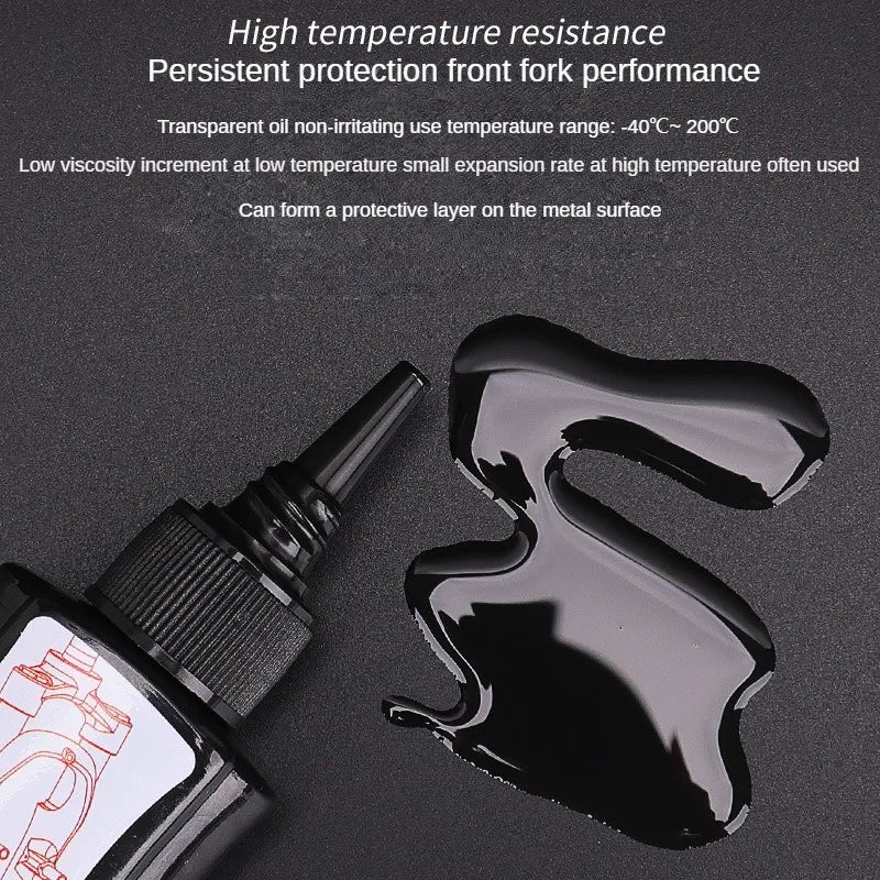 Silicone Lubricant Oil – MTB Front Fork Shock Absorber Maintenance