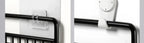 Bilayer Grid Wall Shelf – Adhesive Bathroom Organizer for Shower Storage