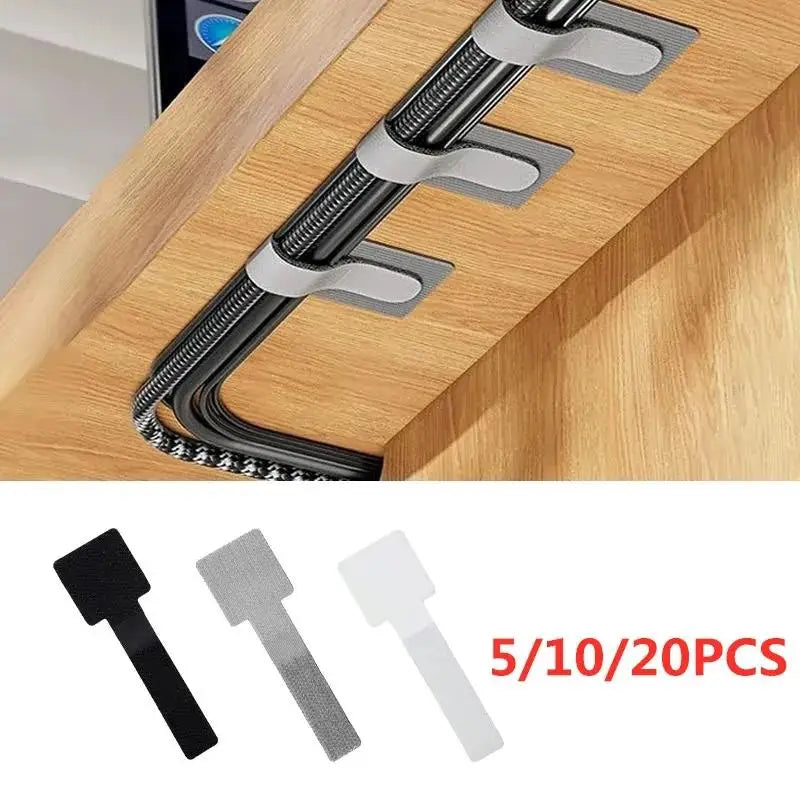 Reusable Cable Ties – Adjustable Cord Organizer for Desk Management