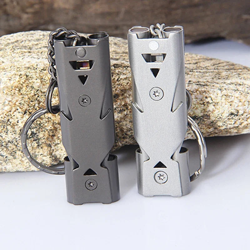 Emergency Survival Whistle – 180dB Aluminum Alloy for Outdoor Camping