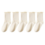 Ruffled Cotton Ankle Socks – Kawaii Lolita Accessories for Women