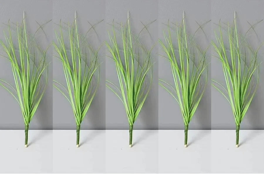 Artificial Onion Grass Bushes – Faux Reeds for Home and Garden Decor