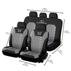 Butterfly Embroidered Car Seat Covers – Universal Auto Interior Accessories