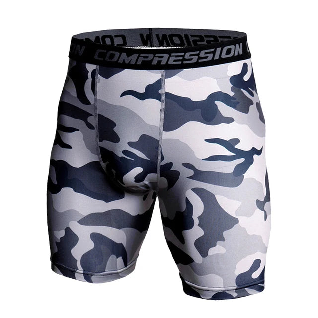 Compression Shorts – 3D Printed Camouflage for Gym and Bodybuilding