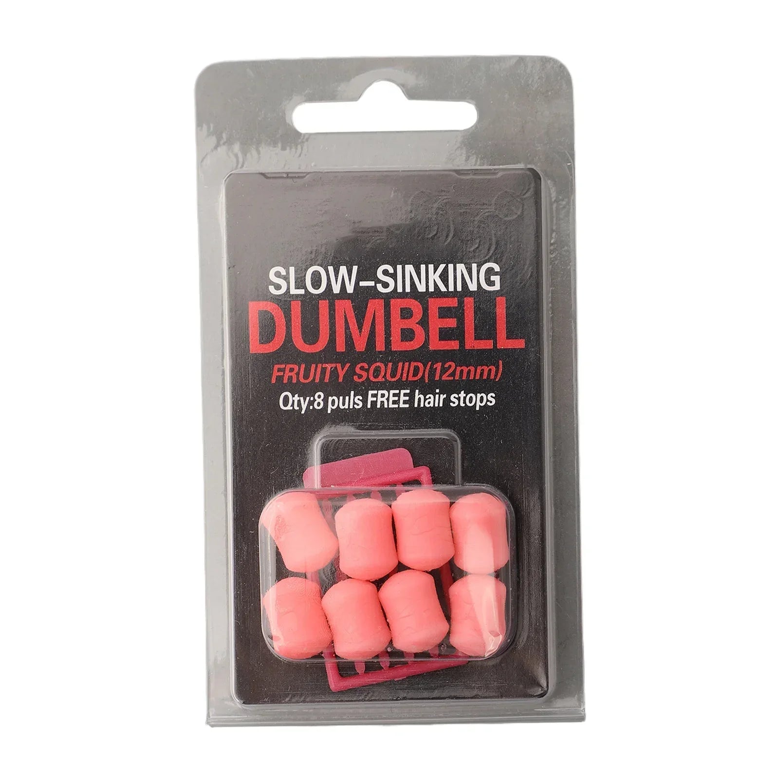 12mm Artificial Dumbbell Baits – Slow Sinking Plastic Lures for Carp Fishing