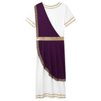 Ancient Greek Toga – Men’s Roman Robe for Halloween Cosplay Costume