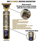 Cordless Electric Hair Trimmer – Professional Barber Shaver for Men