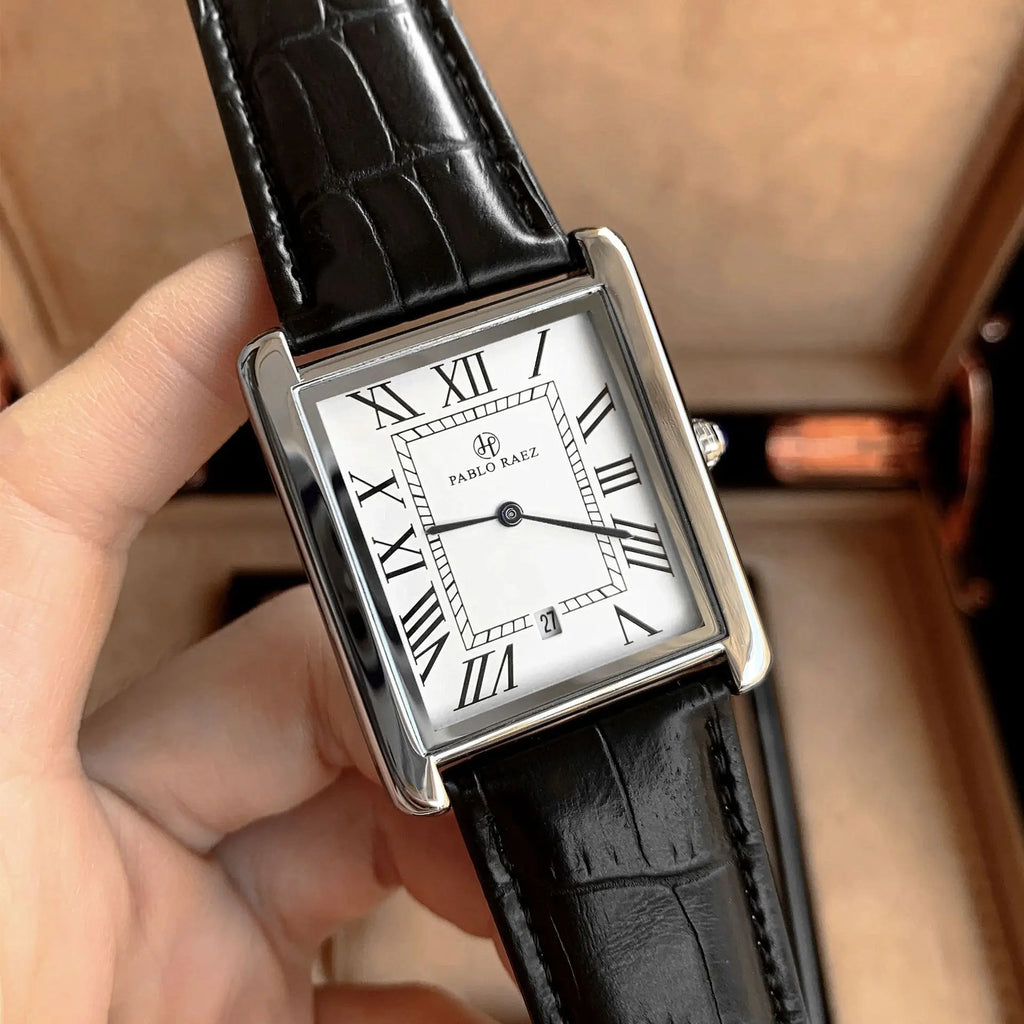 Quartz Men Watch – Retro Leather Calendar Wristwatch for Business Fashion