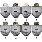 Mosquito Head Net Hat – Sun Protection Mesh Veil for Outdoor Fishing Hiking