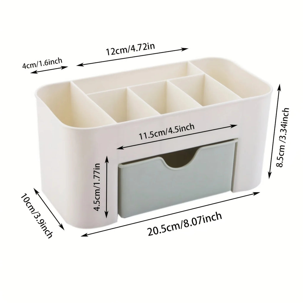 Makeup Organizer – 6 Compartment Cosmetic Storage for Vanity and Jewelry