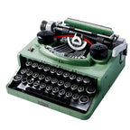 Retro Typewriter Building Blocks – MOC Creative Brick Set for Kids Gift