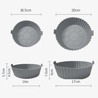 Reusable Silicone Air Fryer Basket – Non-Stick Baking Tray for Cooking