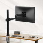 Adjustable Single Monitor Stand – 17 to 32 Inch Desktop Mount for PC Setup
