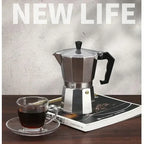 Aluminum Moka Pot Coffee Maker – Espresso Percolator for Home and Camping