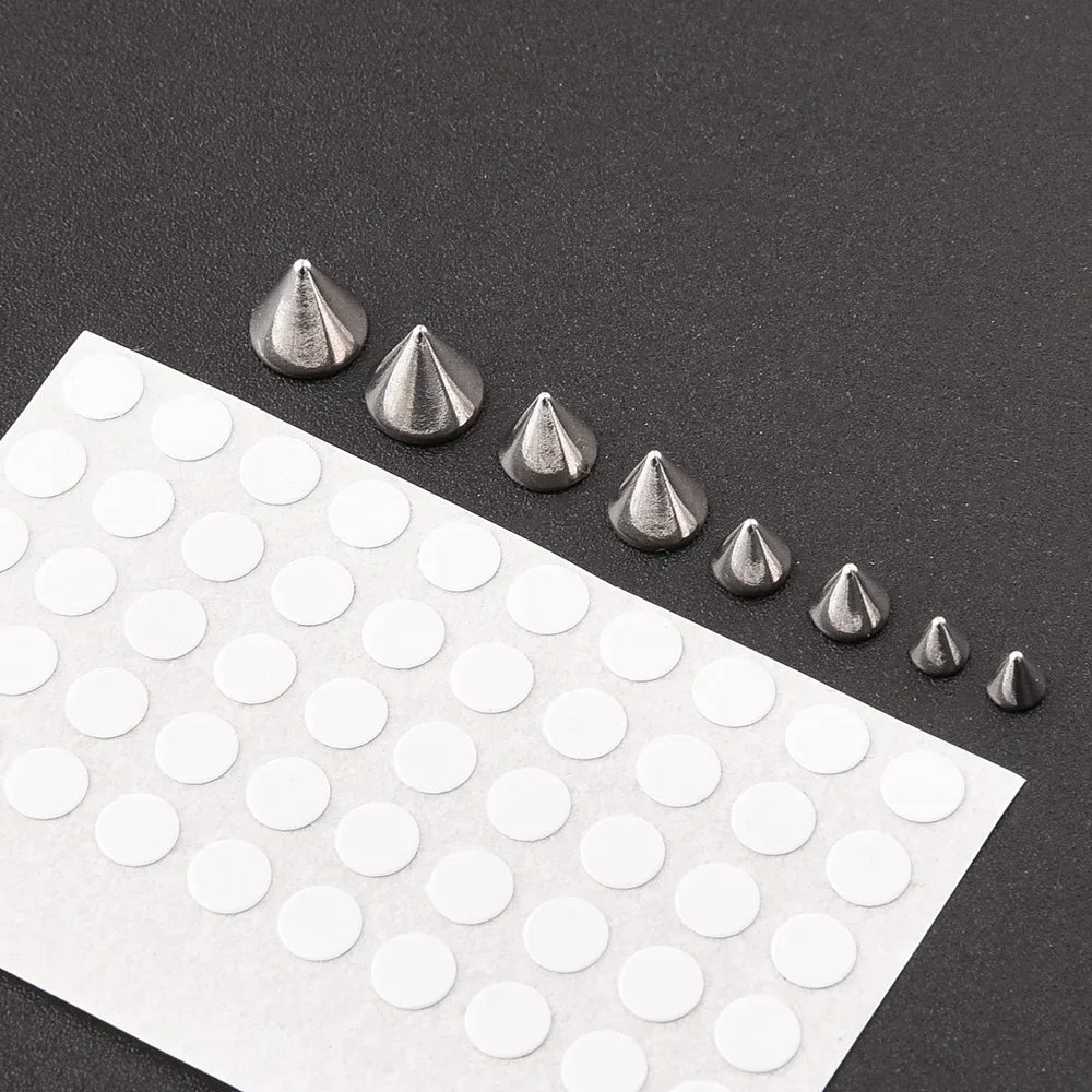 Fake Body Piercing Set – Adhesive Studs for Nose Lips and Eyebrows