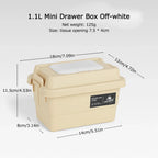 Portable Outdoor Napkin Storage Box – 1.1L Organizer for Camping and Picnic