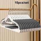Non-Slip Metal Clothes Hangers – Round Notch Design for Suit and Coat Storage