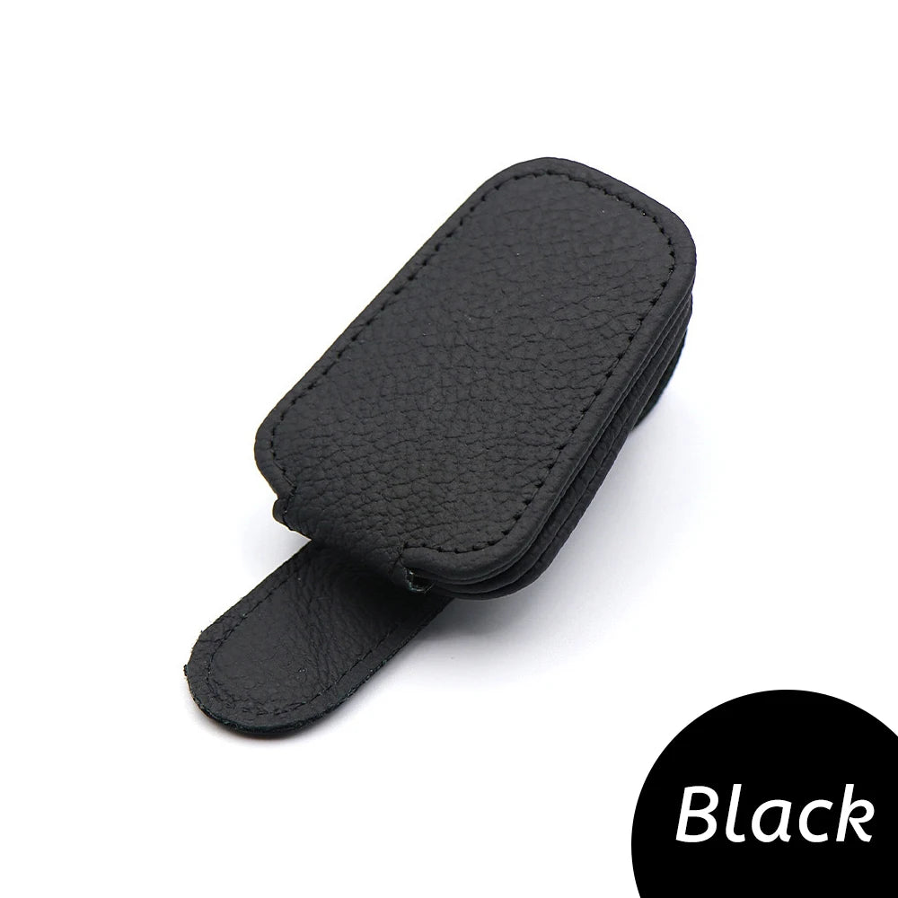 Car Sun Visor Eyeglasses Holder – Universal Sunglasses Clip for Auto Organizer