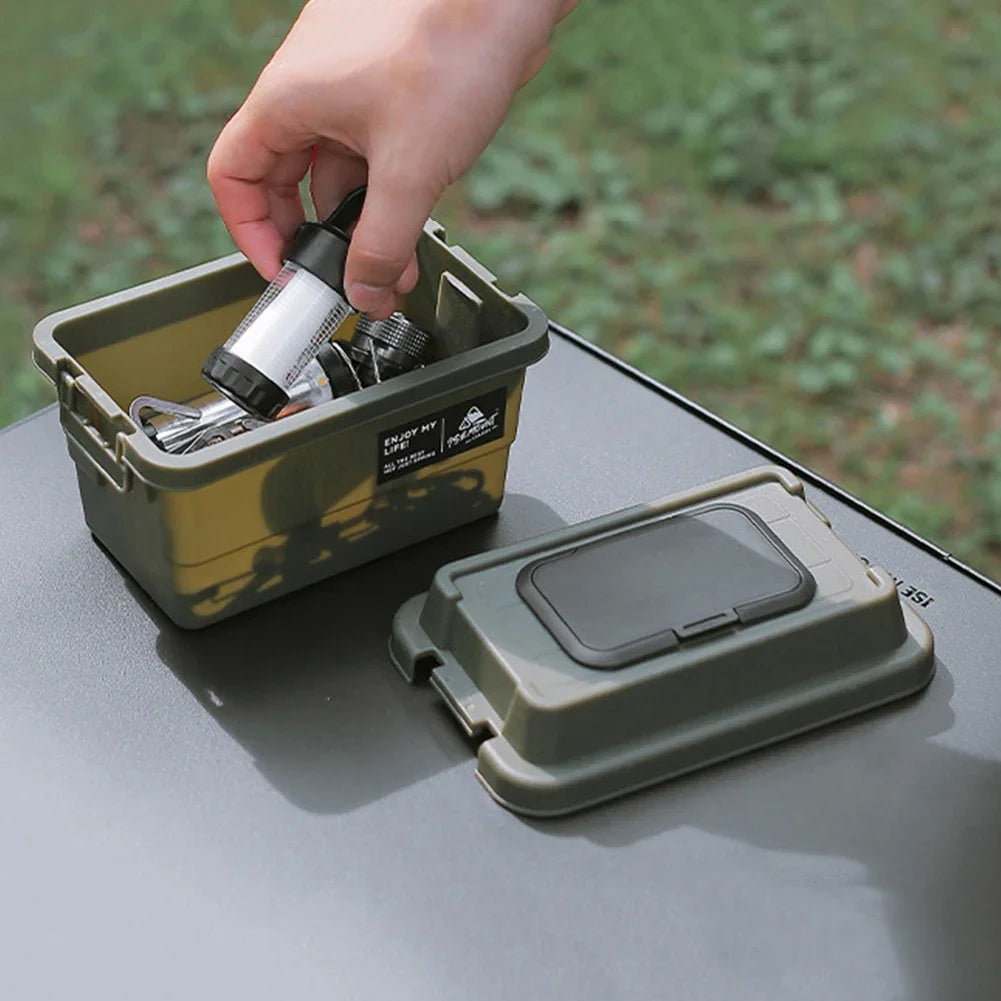 Portable Outdoor Napkin Storage Box – 1.1L Organizer for Camping and Picnic