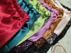 Lace Silk Pajama Set – Sexy Crop Top and Shorts for Women Sleepwear