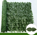 Artificial Ivy Fence Screen – 50x300cm Faux Leaf Hedge for Garden Privacy