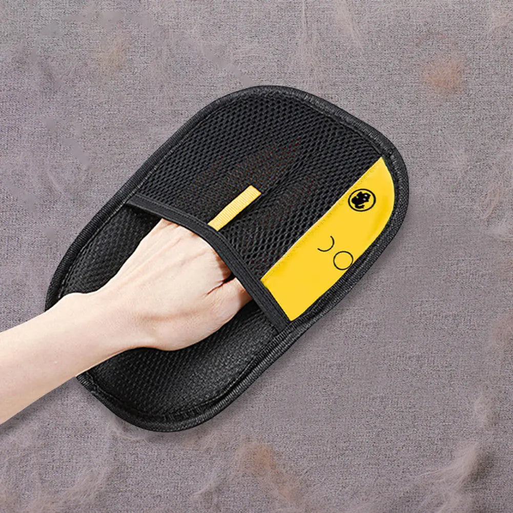 Pet Grooming Glove – Deshedding Massage Brush for Dog and Cat Hair Removal