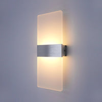 Modern Minimalist Wall Lamp – Aluminum LED Sconce for Bedroom and Living Room