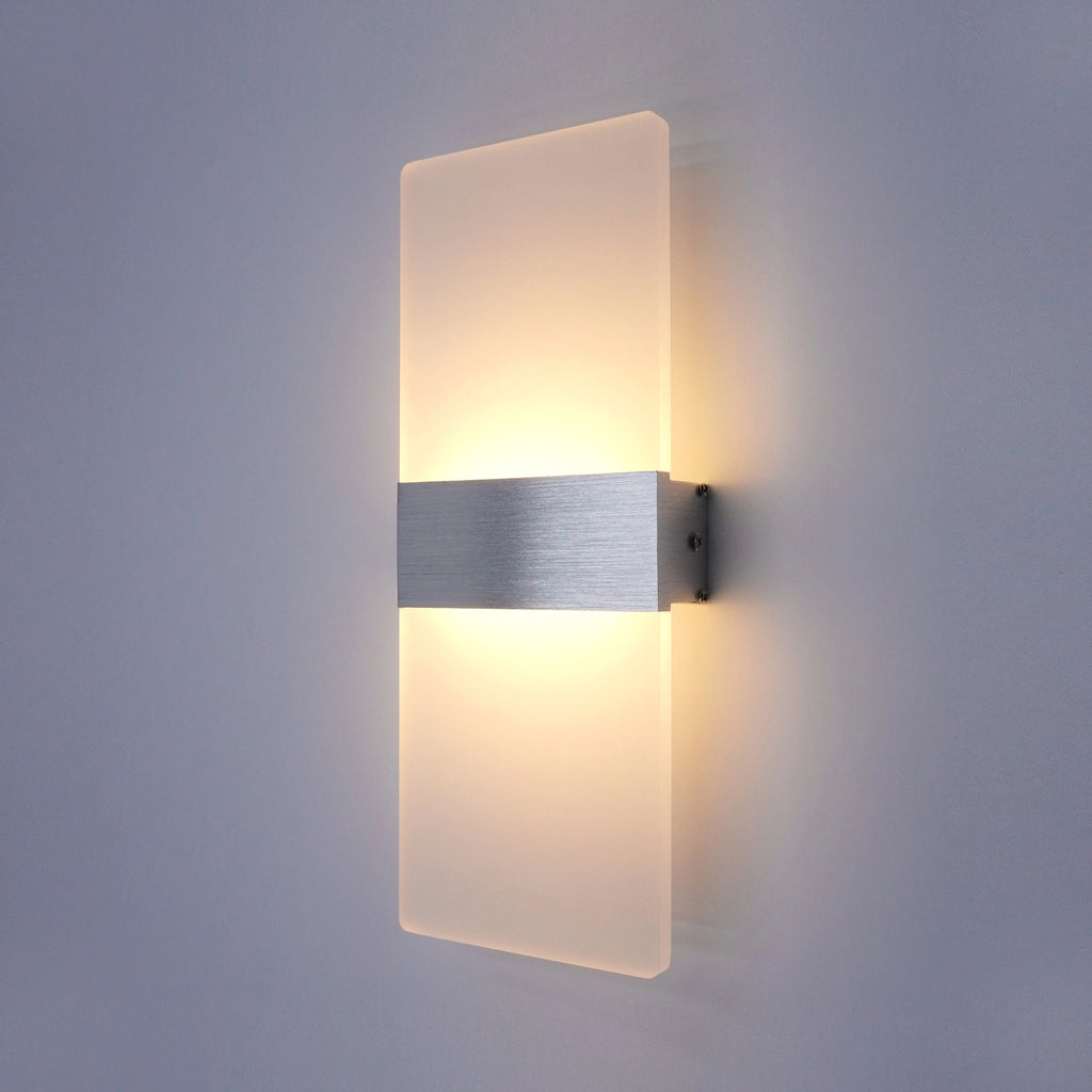 Modern Minimalist Wall Lamp – Aluminum LED Sconce for Bedroom and Living Room