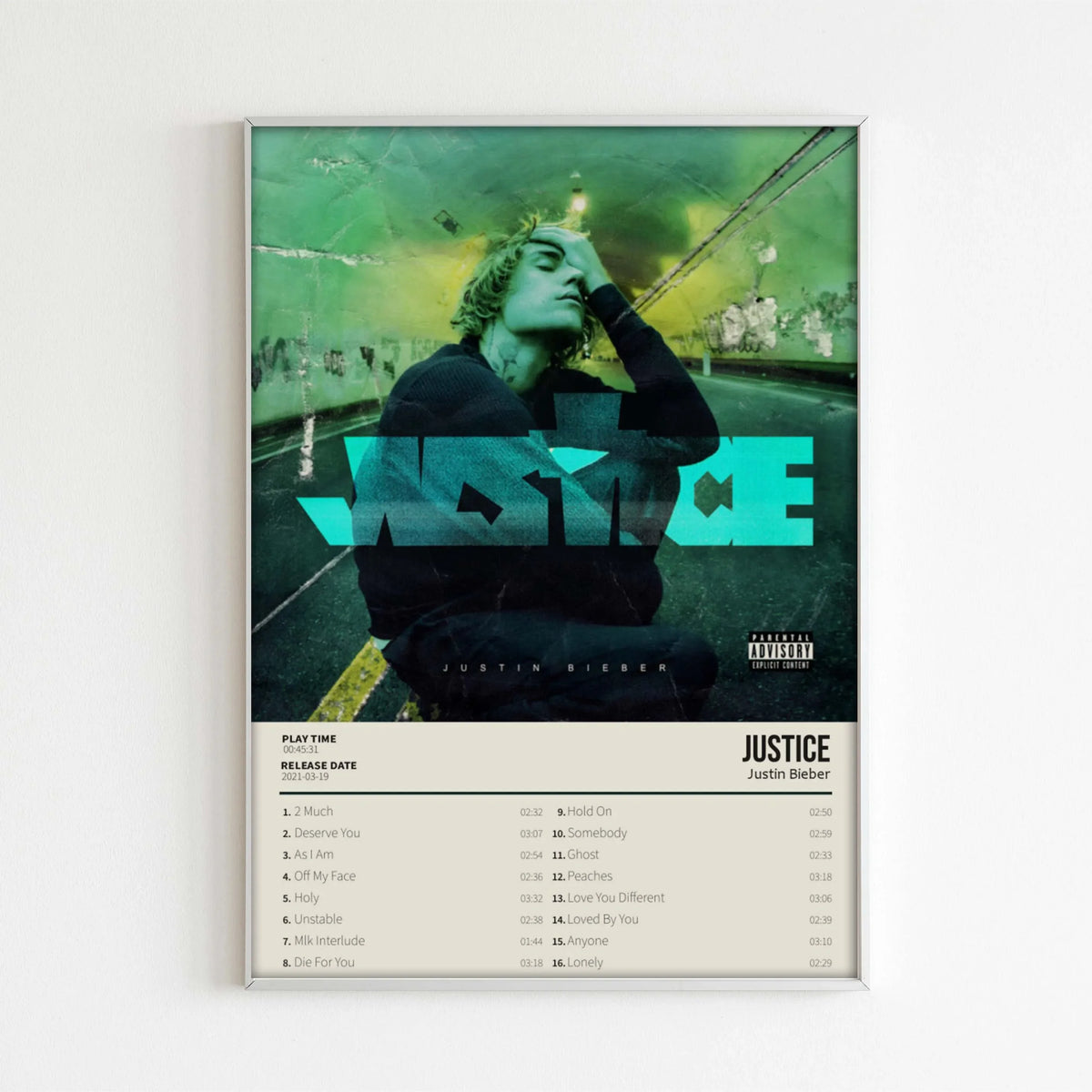 Justin Bieber Canvas Wall Art – Retro Hip Hop Music Poster for Home Decor