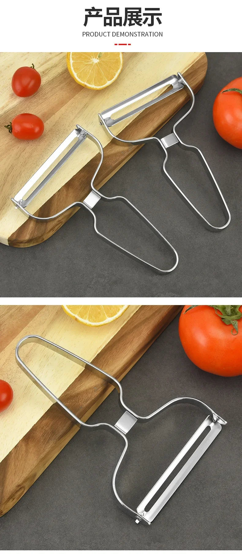 Stainless Steel Vegetable Slicer – Thin Paring Knife for Kitchen Prep