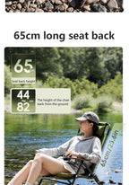 Folding Camping Chair – Adjustable Portable Seat for Outdoor Hiking Travel