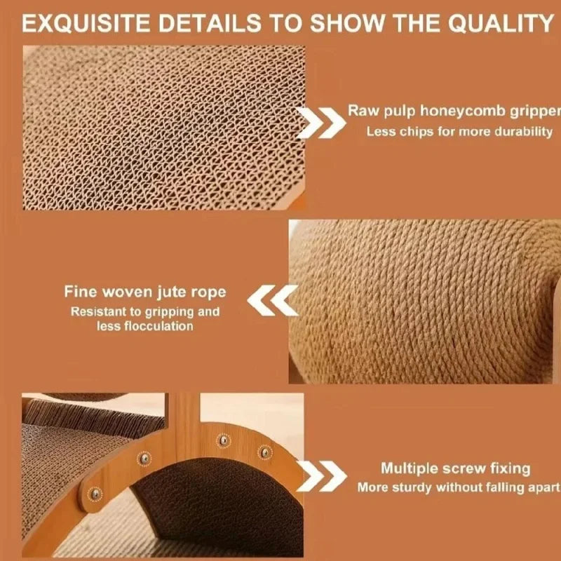 Natural Sisal Cat Scratcher – Furniture Protector for Indoor Play