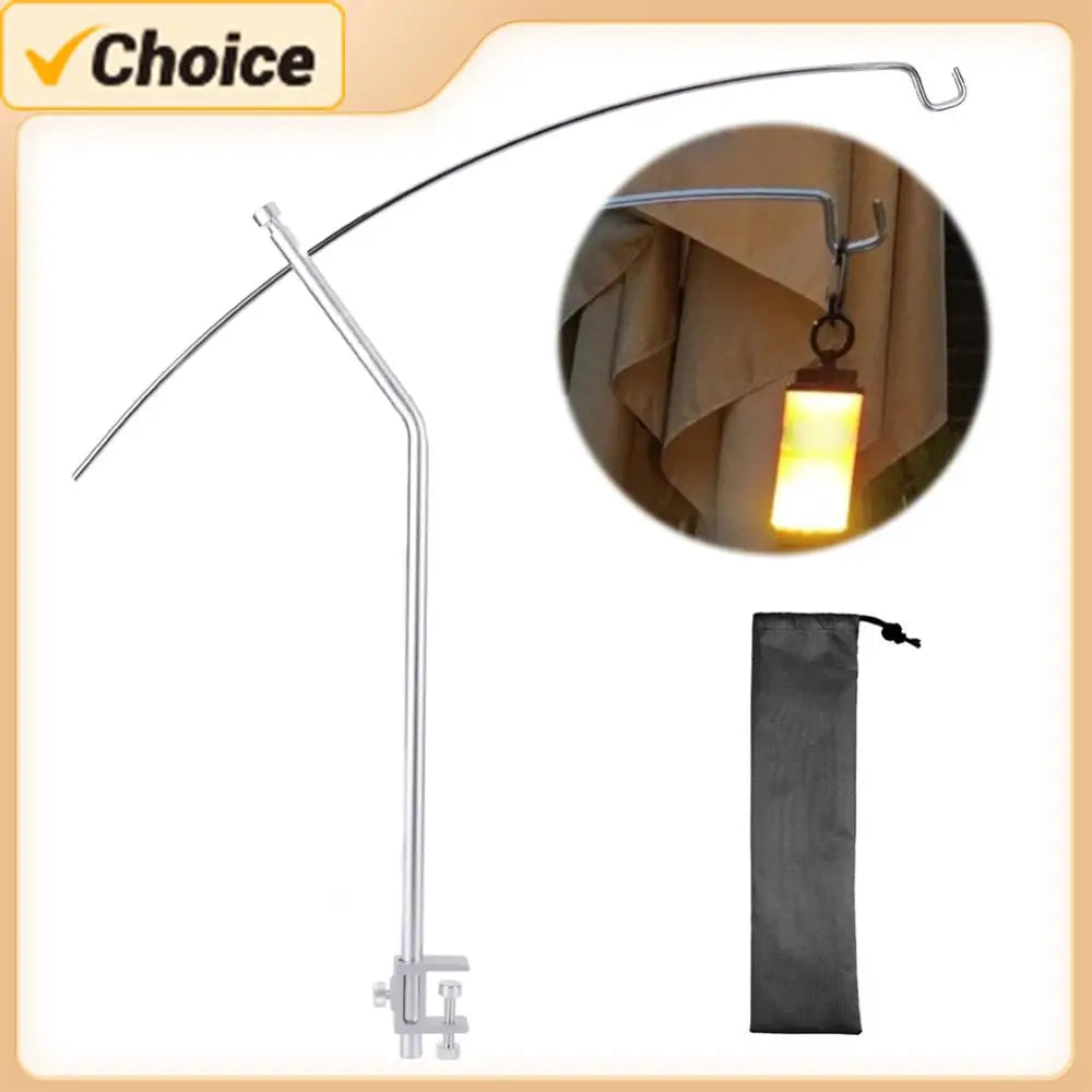 Aluminum Alloy Lantern Rack – Detachable IGT Table Stand for Camping