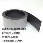 Flexible Rubber Magnetic Tape – Self-Adhesive Strip for DIY Home Crafts