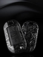 Carbon Fiber Car Key Case – Protective Fob Cover for Peugeot and Citroen
