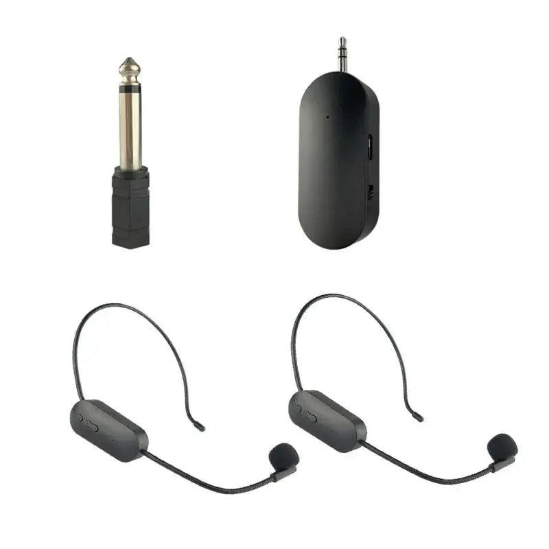Wireless Headset Microphone – 2.4G Audio System for Teaching and Stage Performance