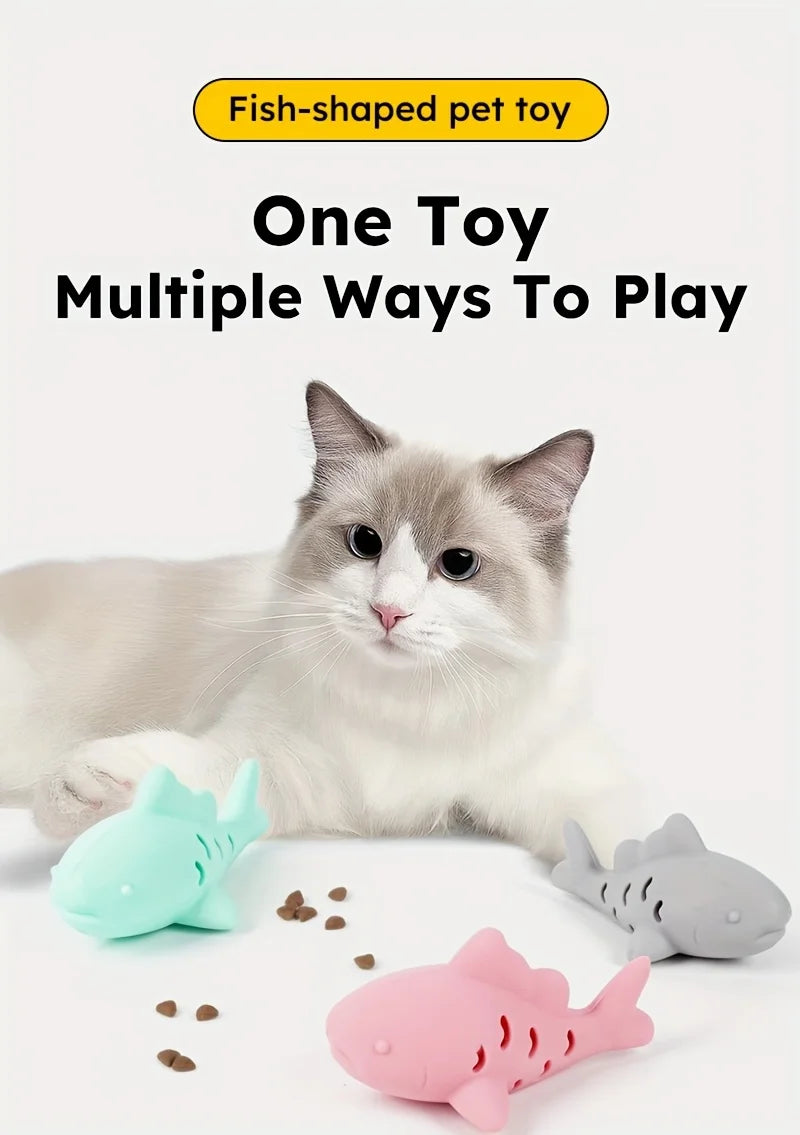 Silicone Treat Dispenser Toy – Durable Bite-Resistant Pet Dental Chewer