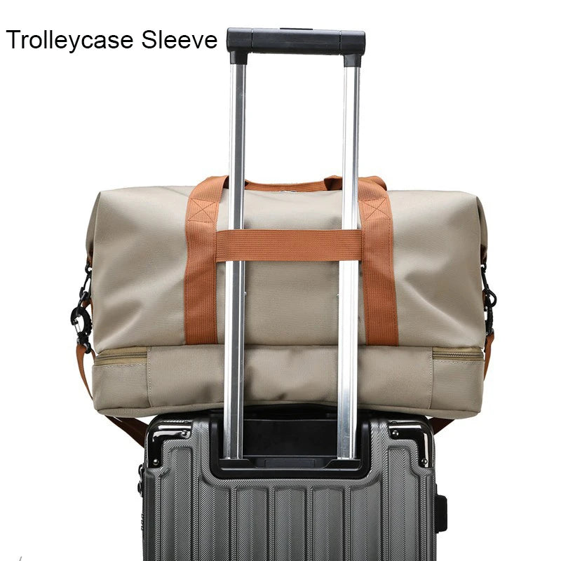 Portable Duffle Gym Bag – Lightweight Fitness Carry-on for Travel and Sports