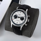 Sugess 1963 Mechanical Chronograph Watch – Sapphire Pilot Style for Men