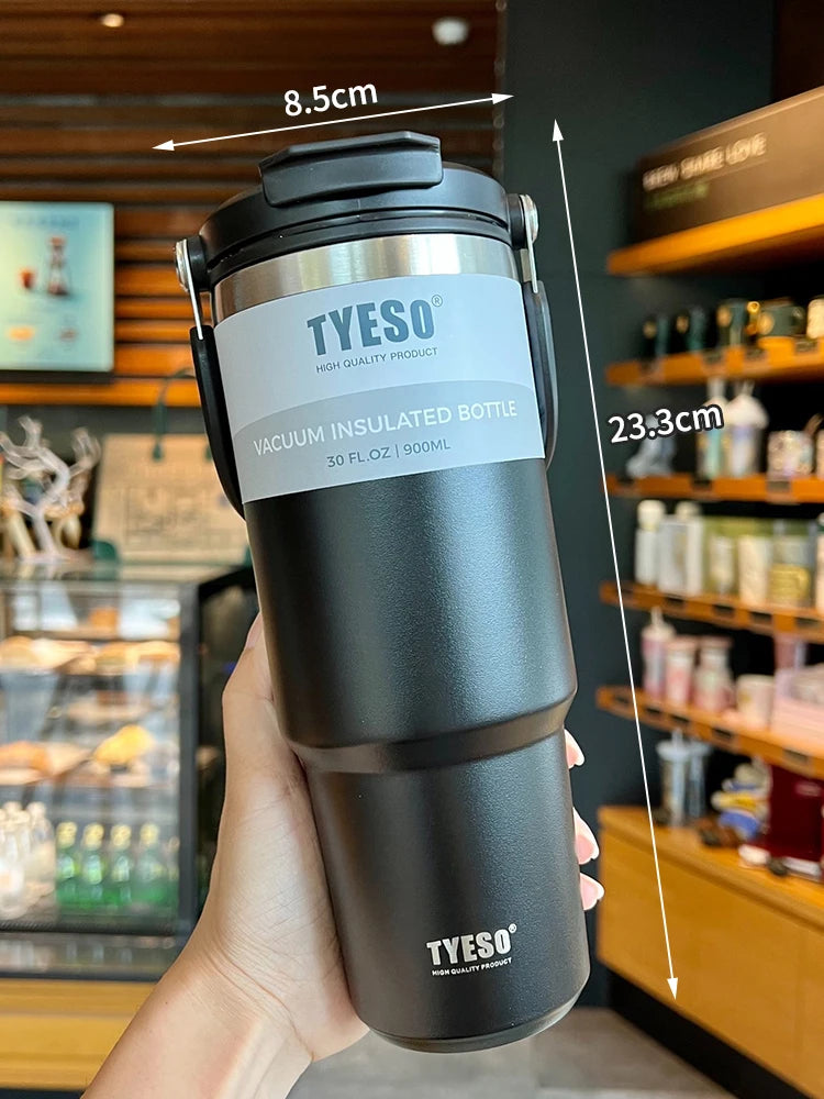 Stainless Steel Coffee Tumbler – Double-Wall Insulated Cup for Outdoor Travel