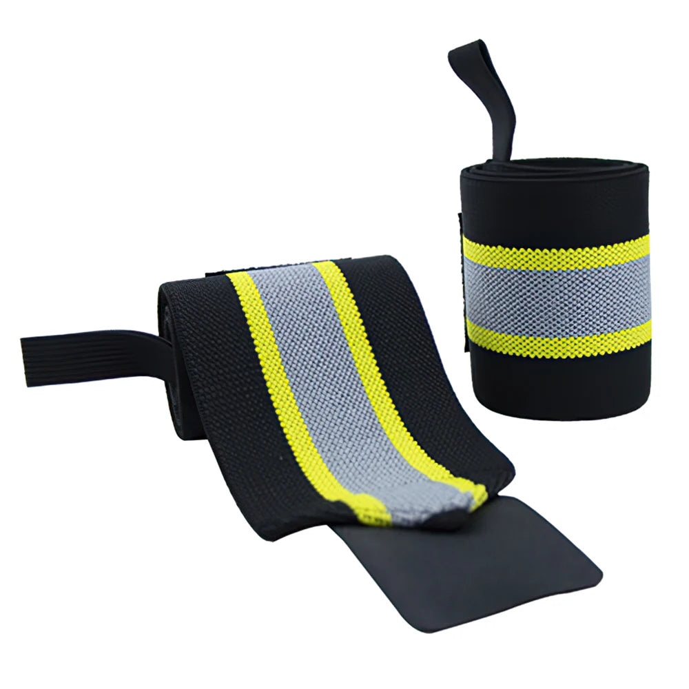Fitness Wrist Wraps – Padded Support for Weight Lifting and Gym Training