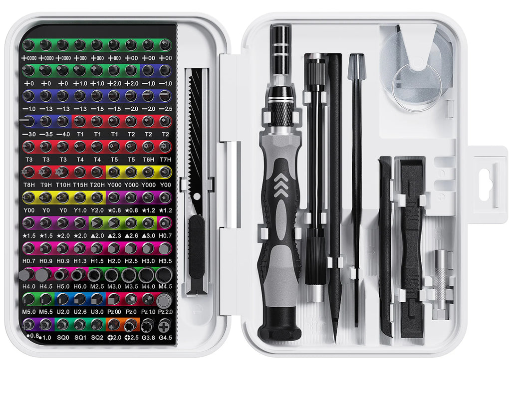 Precision Screwdriver Set – 132-in-1 Magnetic Bits for Electronics Repair