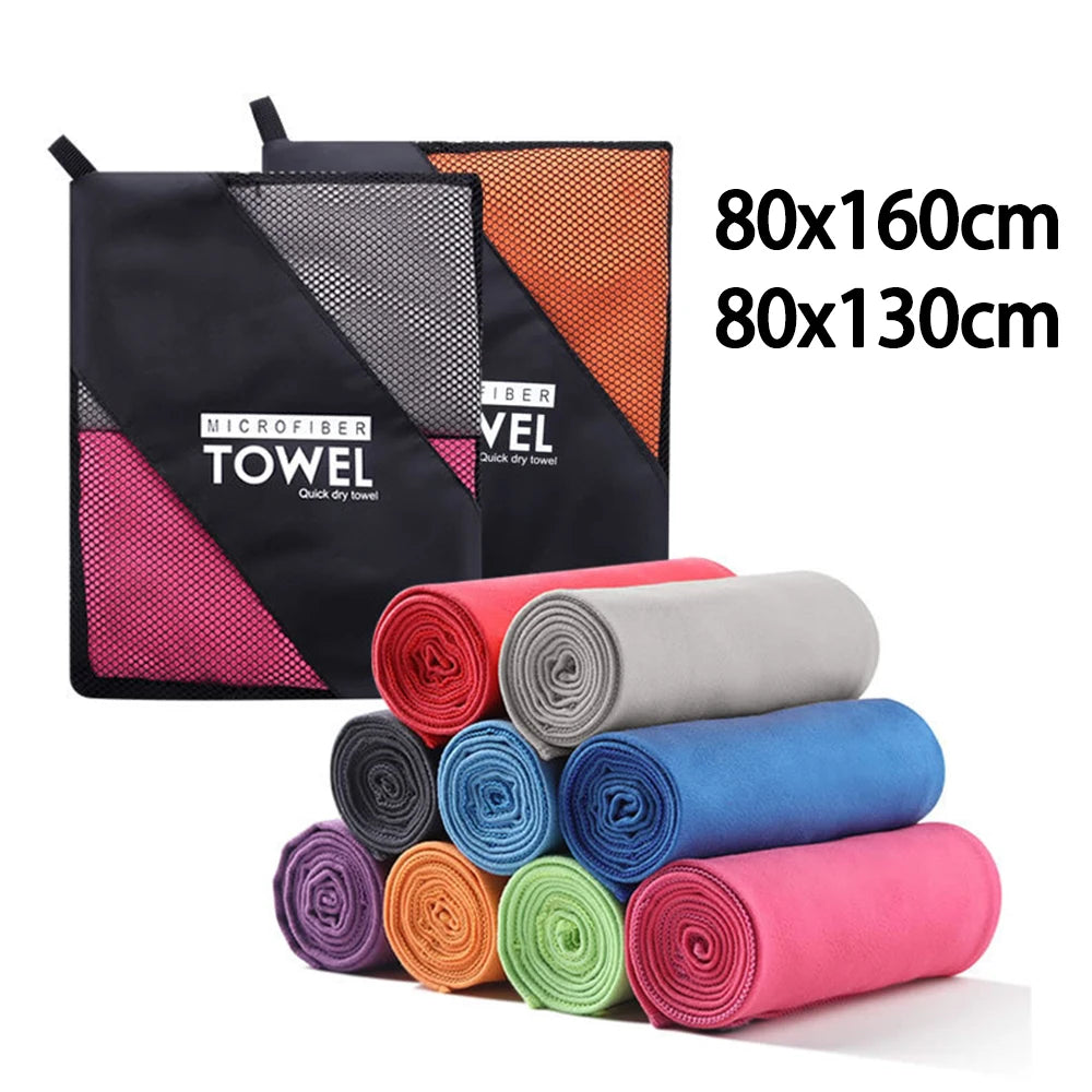 Quick-Drying Microfiber Sports Towel – Compact Gym and Camping Accessories