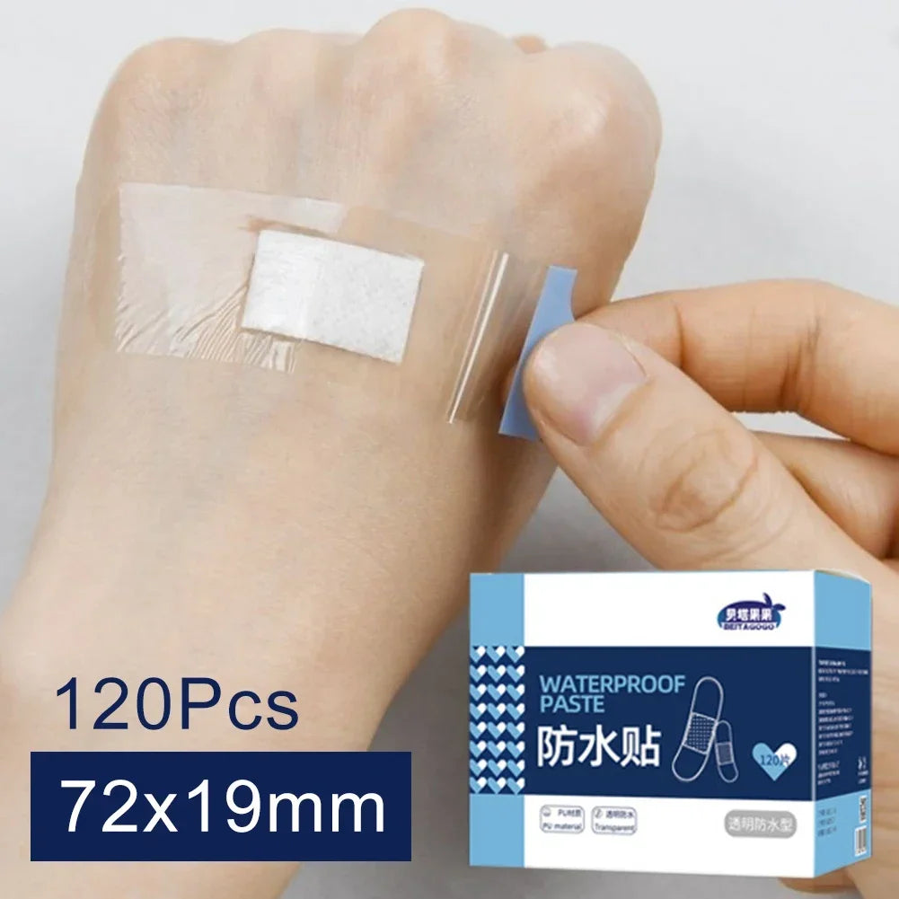 Waterproof Adhesive Bandages – Transparent Medical Dressing for Wound Care
