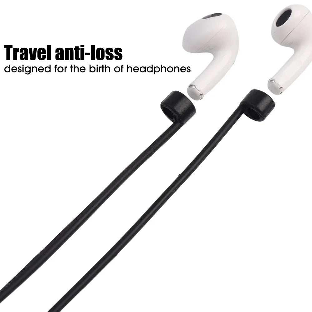 Silicone Anti-Lost AirPods Pro Strap – Secure Neck Cord for Sports