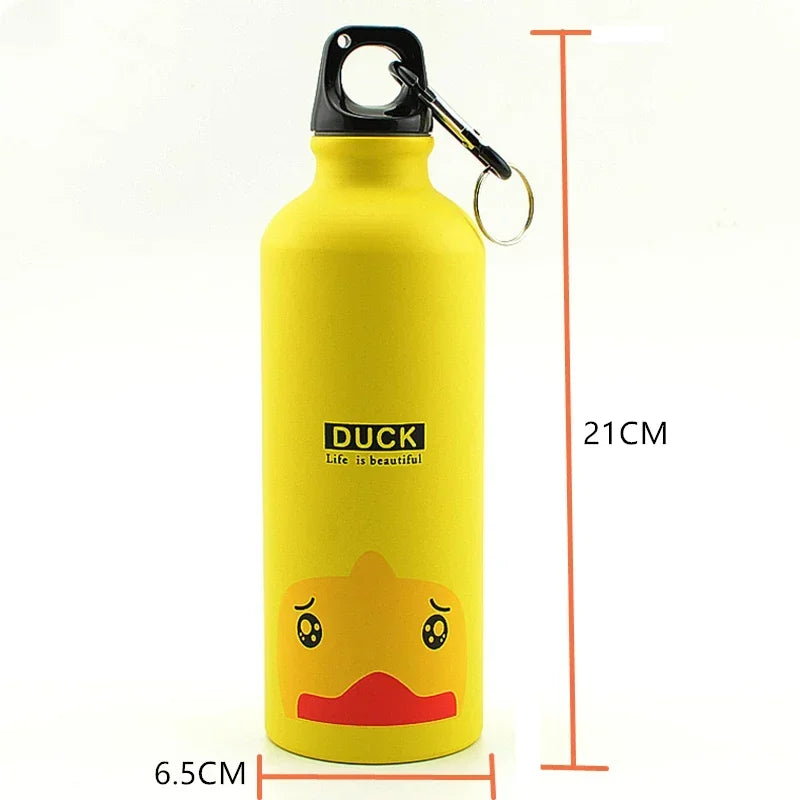 Insulated Stainless Steel Cartoon Mug – Kids Water Bottle for School Sports