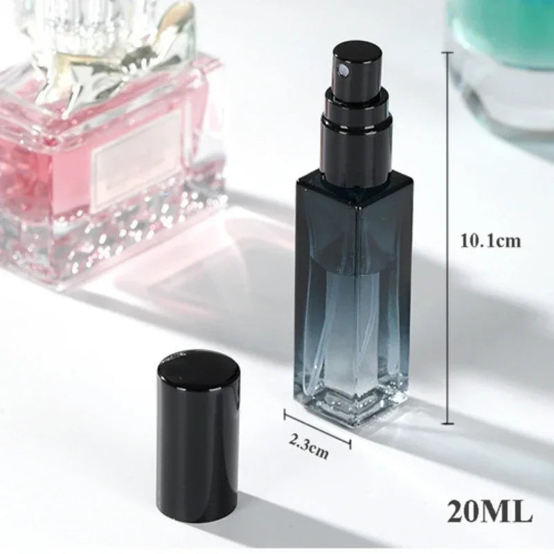Refillable Glass Perfume Atomizer – 10ml and 20ml Travel Vials for Cosmetics