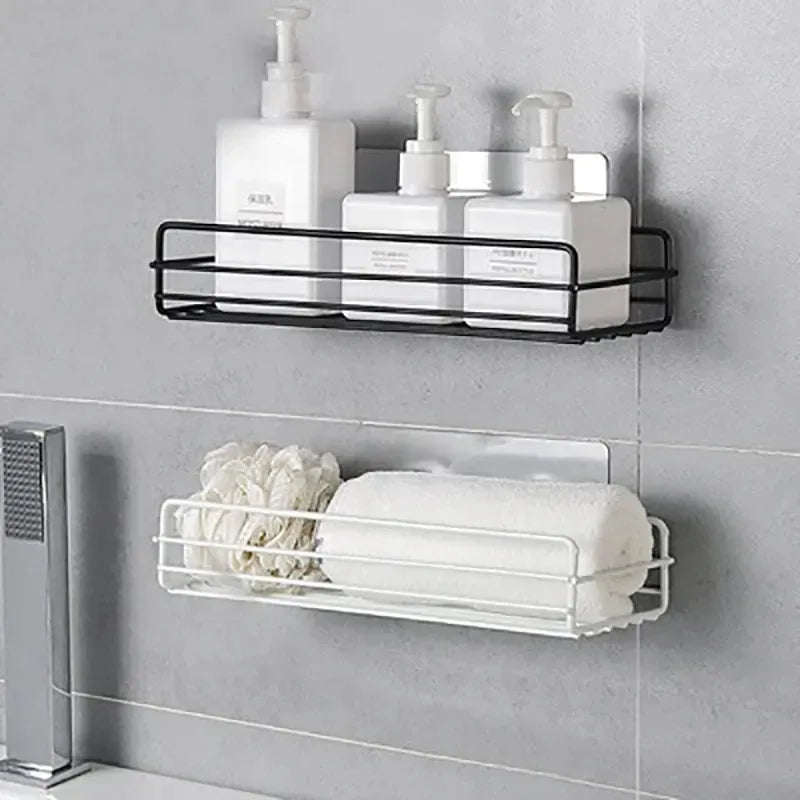 Bathroom Corner Storage Shelf – Wall Mounted Organizer for Shower