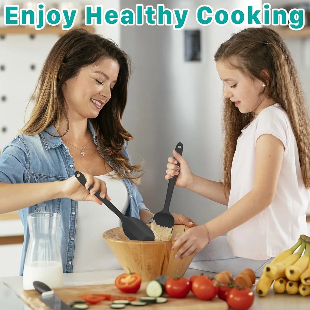 Silicone Spatula Set – Heat Resistant Non-Stick Tools for Baking and Cooking